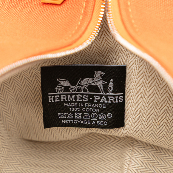 Pre-Loved Hermes Small Toile Bride A Brac Case - Picture 5 of 11